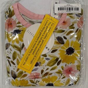 Little Sleepies NIB Autumn Sunflowers 2 piece long sleeve pants size 5/6.